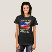 Donkey Pox The Disease Destroying America Donkeypo Tシャツ (正面フル)
