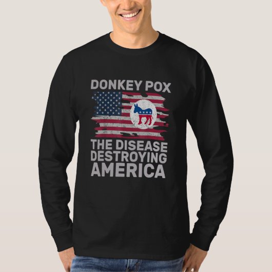 Donkey Pox Wonky Donkey Pox The Disease Destroying Tシャツ (正面)