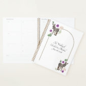 Donkey Purple Floral Wedding Planner プランナー手帳 (ディスプレー)