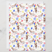 Donkey Scrapbook Paper in White (裏面)