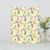 Donkey Scrapbook Paper in Yellow (スタンド正面)
