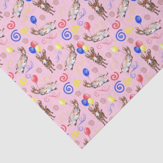 Donkey Tissue Paper in Pink 薄葉紙 (詳細)