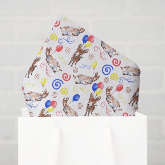 Donkey Tissue Paper in White 薄葉紙 (ギフトバッグ)