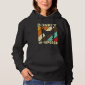 Donkeys Whisperer Donkey Versteher Long Ear Donkey パーカ (正面)
