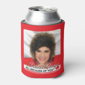 DONNA FARGOクーラーボックス、2つのサイズ、赤 缶クーラー (缶正面)