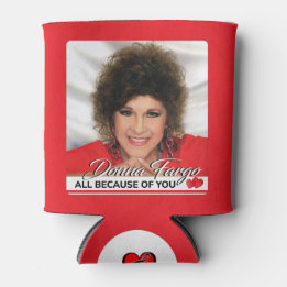 DONNA FARGOクーラーボックス、2つのサイズ、赤 缶クーラー