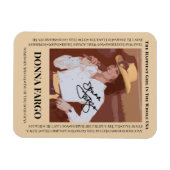 DONNA FARGOフレキシブルフォトマグネット、3"x4" マグネット (横)