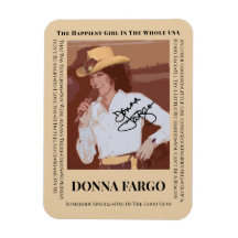 DONNA FARGOフレキシブルフォトマグネット、3"x4"