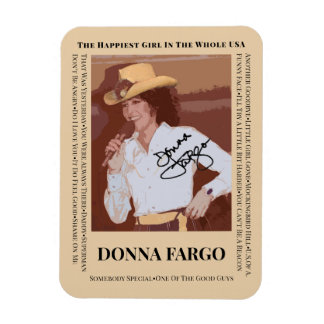 DONNA FARGOフレキシブルフォトマグネット、3"x4" マグネット