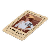 DONNA FARGOフレキシブルフォトマグネット、3"x4" マグネット (左側)