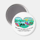 Donna LC魚のメモリ内の磁石 マグネット (正面/裏面)