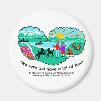 Donna LC魚のメモリ内の磁石 マグネット