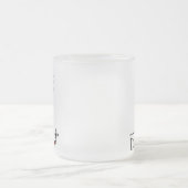 DonnerのトナカイのクリスマスのTシャツおよびギフト フロストグラスマグカップ (中央)