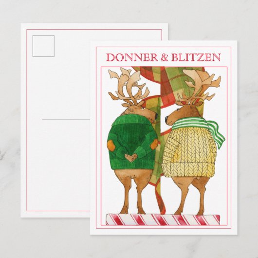 DONNER BLITZENはがき シーズンポストカード (正面/裏面)