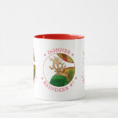 DONNER REINDEER 赤いコンビネーションマグ マグカップ (中央)