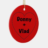 Donny + Vlad セラミックオーナメント (右)