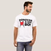 Donovanは最も最高のな男の子のTシャツです Tシャツ (正面フル)