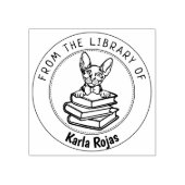 Donskoy Cat、ライブラリから本 ラバースタンプ (インプリント)