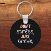 Don'tストレス失読症認識度障害Therapi キーホルダー (正面)