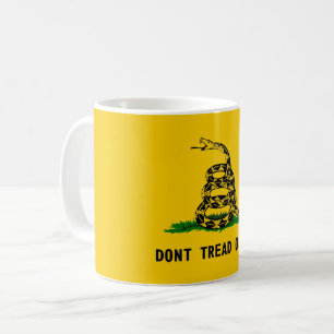 dontフラグusaシンボルスネークアメリカの歴史p コーヒーマグカップ