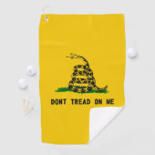 dontフラグusaシンボルスネークアメリカの歴史p ゴルフタオル (インサイチュ)