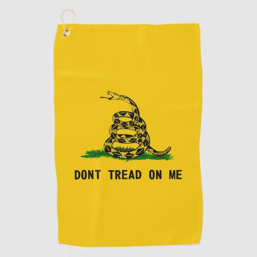 dontフラグusaシンボルスネークアメリカの歴史p ゴルフタオル (正面)
