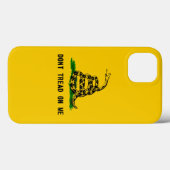 dontフラグusaシンボルスネークアメリカの歴史p Case-Mate iPhoneケース (裏面 (横))