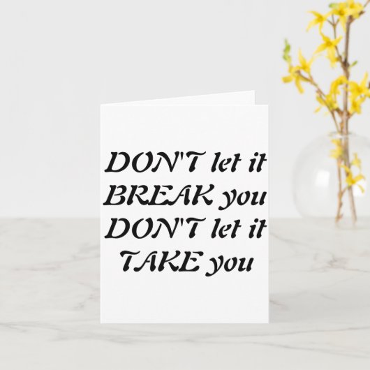 Dont  カード (黄色い花)