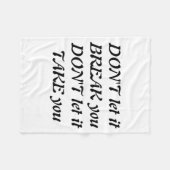 Dont フリースブランケット (正面(横))