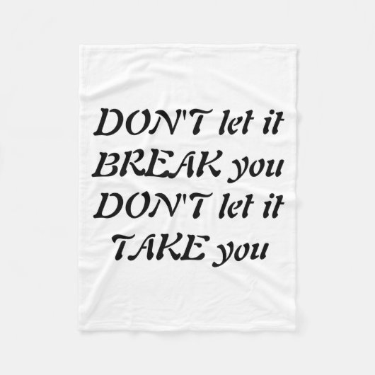 Dont フリースブランケット (正面)