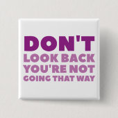 Don't – 四角ボタン 缶バッジ (正面)