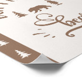 Dont 食べ物を与え the bears One Happy Camper birthday ポスター (角)