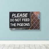 Don't 食べ物を与え The Pights NYC New York写真 キャンバスプリント (インサイチュ (ウッドフロア))