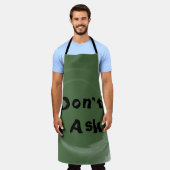 Don't Ask エプロン (着用した状態)
