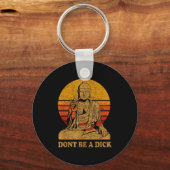 Dont Be A - Buddha - Vintage Distressed  キーホルダー (正面)