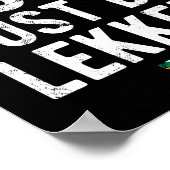 Dont Be A Doos Just Be Lekker  ポスター (角)