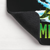 Dont Be A Dumb B Fishing  マウスパッド (コーナー)