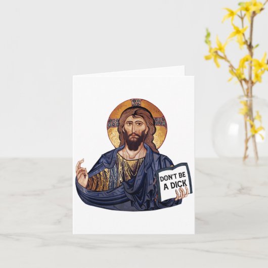 Dont Be A Jesus Book カード (黄色い花)