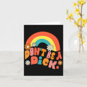 Dont Be A Motivation Message Vintage Groov カード (黄色い花)