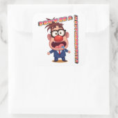 Don't Be A Mouthbreather Sticker (no logo) スクエアシール (バッグ)