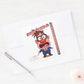 Don't Be A Mouthbreather Sticker (w/logo) スクエアシール (封筒)