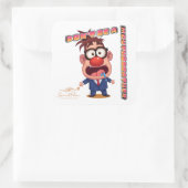 Don't Be A Mouthbreather Sticker (w/logo) スクエアシール (バッグ)