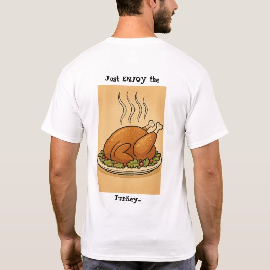 Don't BE a Turkey Tシャツ (裏面)
