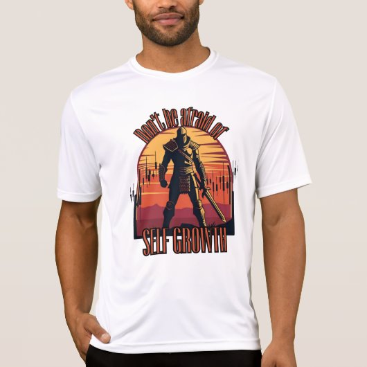 Dont be afraid of self growth | Trade motivation  Tシャツ (正面)