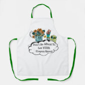 Don't Be Afraid To Let YOUR Crayon Speak! エプロン (正面)