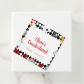 "Don't Be Late" Alice in ONEderland First Birthday フェイバータグ (インサイチュ)