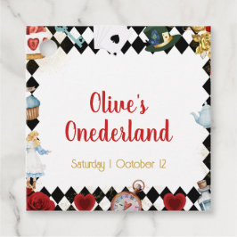 "Don't Be Late" Alice in ONEderland First Birthday フェイバータグ