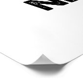 Don't Be Negative Funny Camera Pun ポスター (角)