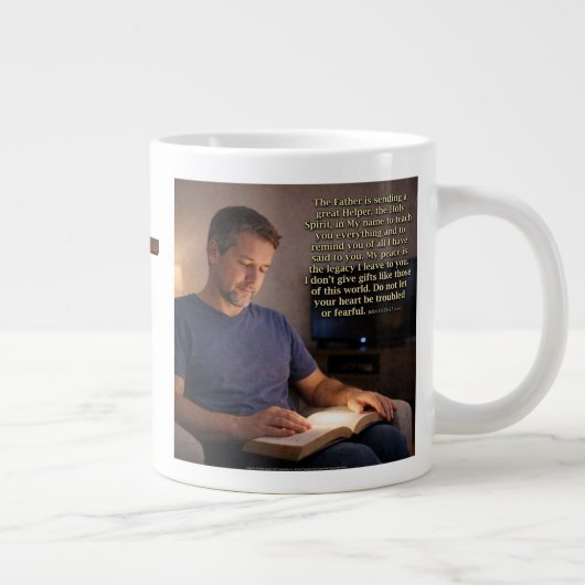 Don't be troubled ジャンボコーヒーマグカップ (右)