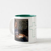 Don't be troubled ツートーンマグカップ (正面左)